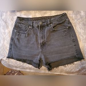 Black American Eagle Jean Shorts